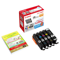 キヤノン TS6330/TS8130/TS6130/TR8530/TR7530用インク 5色マルチパック ブラック(顔料)、シアン、マゼンタ、イエロー、ブラック(染料) BCI-381+3805MP