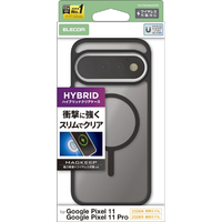 エレコム Google Pixel 11/11 Pro用ハイブリッドケース MAGKEEP マット ブラック PM-P262MAG2CBK