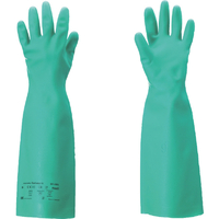 Ansell社 耐溶剤作業手袋　アルファテック　ソルベックス厚手ロング　３７－１８５　Ｌサイズ 37-185-9