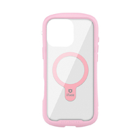 Hamee iPhone 16 Pro Max用MAGSYNQ強化ガラスクリアケース I FACE REFLECTION サクラピンク 41-980200