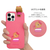 LINE FRIENDS iPhone 12 mini用フィギュア付きカラーソフトケース MACARON CHOCO KCE-CSB030-イメージ11