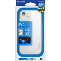 エレコム iPhone 15用ソフトケース クリア PM-A23AUCTCR