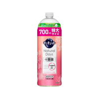 KAO キュキュット Natural Days+除菌 パッション&カシスリーフの香り つめかえ用 700mL FCK365C