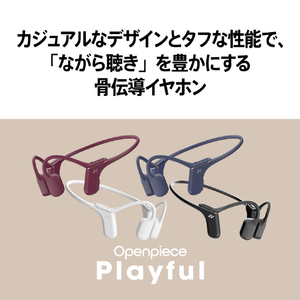 AVIOT 骨伝導イヤホン ブラック WB-P1-BK-イメージ8