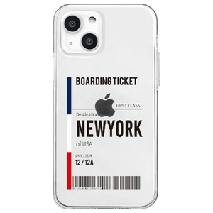 Dparks iPhone 13 mini用ソフトクリアケース City NEWYORK DS21129I13MN-イメージ1
