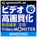 gemsoft Video MONSTER ～ビデオを簡単キレイに高画質化・編集・変換! [Win ダウンロード版] DLVIDEOMONSTERWDL