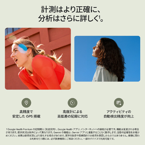 Fitbit Google Fitbit Edge Satin Pyrite アルミケース / Olive アクティブ バンド GA11585-AU-イメージ7