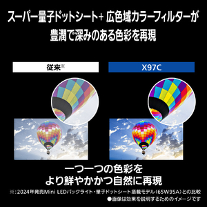 パナソニック 85V型 4K液晶(MiniLED) VIERA TV-85X97C-イメージ8