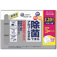 大王製紙 エリエール 除菌できるアルコールタオル 抗菌成分プラス 詰替 3個 FCT7529
