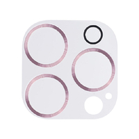 Hamee iPhone 16 Pro/16 Pro Max用カメラレンズプロテクター iFace メタルピンク 41-982976