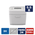 三菱 IH5．5合 本炭釜 白絹 NJ-VW10J-W