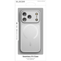 エレコム iPhone18 Pro用ハイブリッドアルミケース 極限 MAGKEEP シルバー PM-A26CALCKM2
