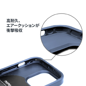 momo stick iPhone 15 Pro Max用Mag Grip フラットケース ディープパープル MMS25322I15PM-イメージ9