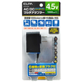 エルパ AC/DCマルチアダプター 4．5V ブラック ACD-045S