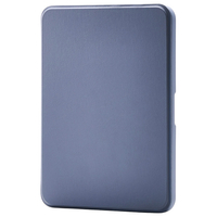 エレコム iPad mini(A17 Pro)用フラップケース 360度回転 背面クリア 2アングル スリープ ブルーグレー TB-A25SMG360BG