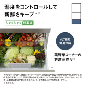 パナソニック 【フレンチドア】450L 6ドア冷凍冷蔵庫 パールホワイト NR-F45HY3-W-イメージ12