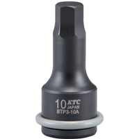 KTC ９．５ｓｑ．　インパクトレンチ用ヘキサゴンレンチ　対辺寸法６ｍｍ　全長４５ｍｍ BTP3-06AP