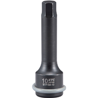 KTC ９．５ｓｑ．　インパクトレンチ用ヘキサゴンレンチ　対辺寸法１２ｍｍ　全長７５ｍｍ BTP3M-12P