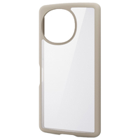 エレコム AQUOS R10用TOUGH SLIM LITE ハイブリッドケース フレームカラー カフェオレ PM-S252TSLFCBE