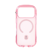 Ｈａｍｅｅ iPhone18 Pro/17 Pro用 ﾊｲﾌﾞﾘｯﾄﾞMAGSYNQｹｰｽ IFACE LOOK IN CLEAR ピンク／フロスト 41-194809