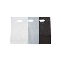 トラスコ中山 TRUSCO　カラーポリ手提げ袋S　0．08X250X400　白　20枚入 F-2540W
