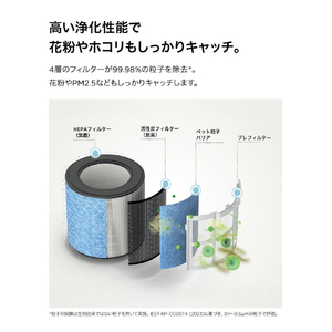 シャークニンジャ Shark BreatheClear 空気清浄機 グリーン HP162JGN-イメージ8