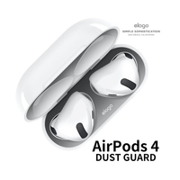 elago AirPods 4用ダストガｰド ダークグレー EL_AP4DGBSDS_DG