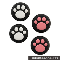 サイバーガジェット アナログスティックカバー ねこにゃん 黒 CYS2PCASCNBK