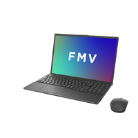 富士通 ノートパソコン FMV A77-L3B 16型WUXGA/ Ryzen AI 7/Radeon840M/メモリ16GB/約512GB SSD/DVD/WiFi 7 ブライトブラック K0AXJR01JF