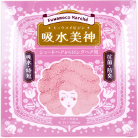 日繊商工 Fuwamoco Marche 吸水美神 ショートからロングヘア用 1枚入 ピンク ｷﾕｳｽｲﾋﾞｼﾞﾝﾍｱﾀｵﾙﾋﾟﾝｸ