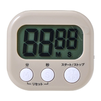 エルパ 大きく見やすいキッチンタイマー アイボリー TIM-01(IV)