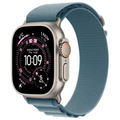 Apple Apple Watch Ultra 3(GPS + Cellularモデル)- 49mm Apple Watch Ultra 3 ナチュラルチタニウムケースとライトブルーアルパインループ - M MEWM4J/A