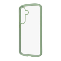 レイアウト Galaxy S25用Like standard Puffull 耐衝撃 バンパー ハイブリッドケース カーキ RT-GS25CMD1/OV