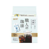 UCC 職人の珈琲 コーヒーバッグ 水淹れアイスコーヒー 250mL用 12P FCJ616L-352019