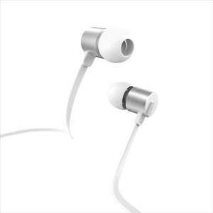 JTT hoco M63 フラットボリュームコントローラーイヤホン シルバー M63-FVEP-SV-イメージ1