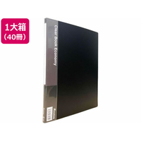 Forestway クリヤーブック エコノミー A4 10ポケット 黒 40冊 FC974NT-FRW-210395
