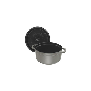 Staub ピコ・ココット ラウンド 18cm Staub グレー 40509-484-0ﾗｳﾝﾄﾞ18CMｸﾞﾚ--イメージ4