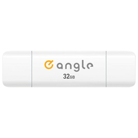 e angle USB3．2(Gen1)TypeC-A対応USBメモリ 32GB ホワイト ANGV-CRUAC032-A-W