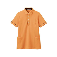 カーシーカシマ 半袖ロングポロシャツ 男女兼用 SS サニーオレンジ FCG862T-25-2429-0401