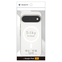 トリニティ Google Pixel 11用 [Silky Armor] マグネット吸着式アクセサリー対応 シルキータッチケース マットクリア TR-PX2611-SA-CL
