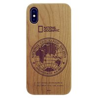 National Geographic iPhone XS/X用ケース 130th Anniversary case Nature Wood チェリーウッド NG12954IX