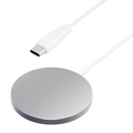 PGA マグネット式 ワイヤレス充電器 USB Type-C 一体型ケーブル [2m] ホワイト PG-MG20C02WH