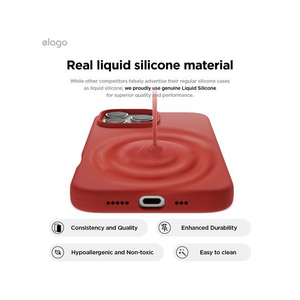 elago iPhone16Pro用シリコンケｰス レッド EL_IPRCSSCS3_RD-イメージ4